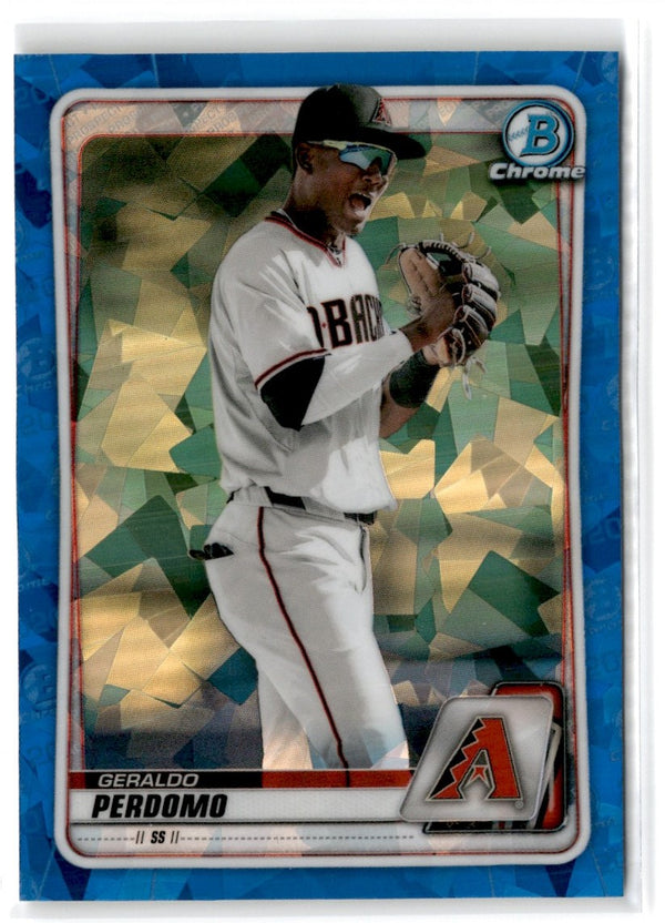 2020 Bowman Draft Chrome Sapphire Geraldo Perdomo #BD-89