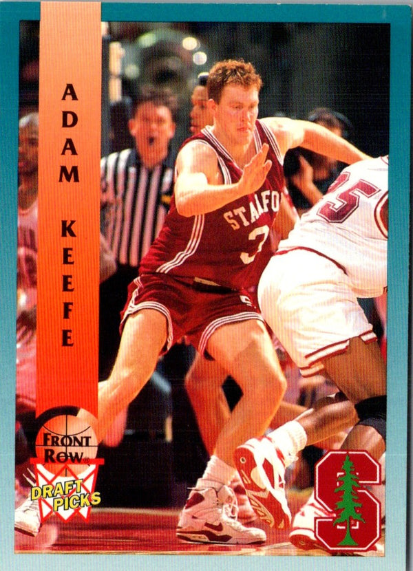 1992 Front Row Draft Picks Adam Keefe #36