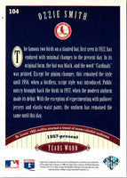 1996 Collector's Choice Ozzie Smith #104