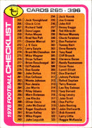 1978 Topps Checklist 265-396
