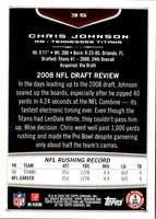 2009 Bowman Draft Picks Chris Johnson #35