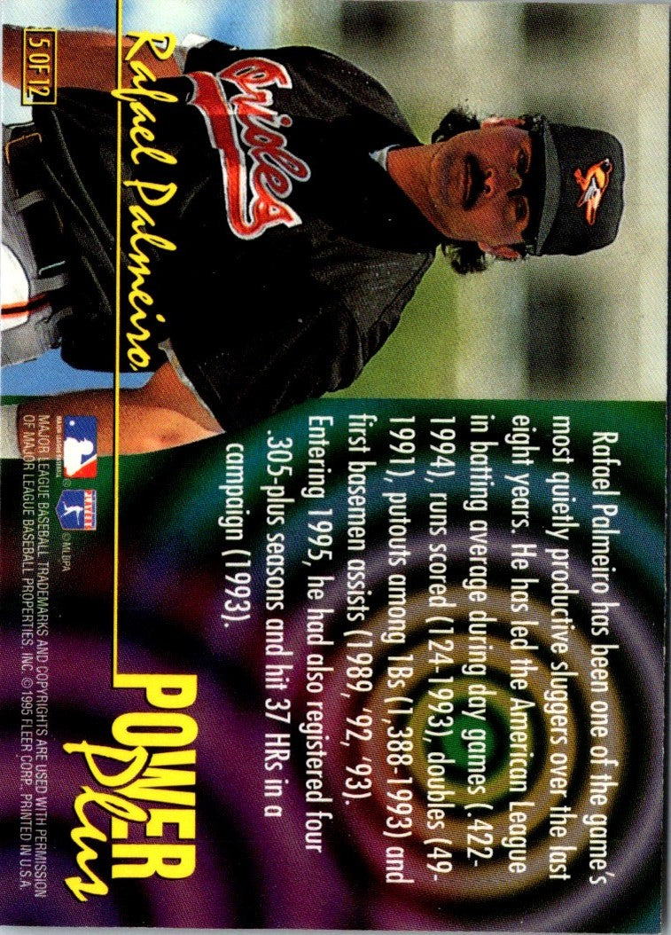 1995 Fleer Rafael Palmeiro