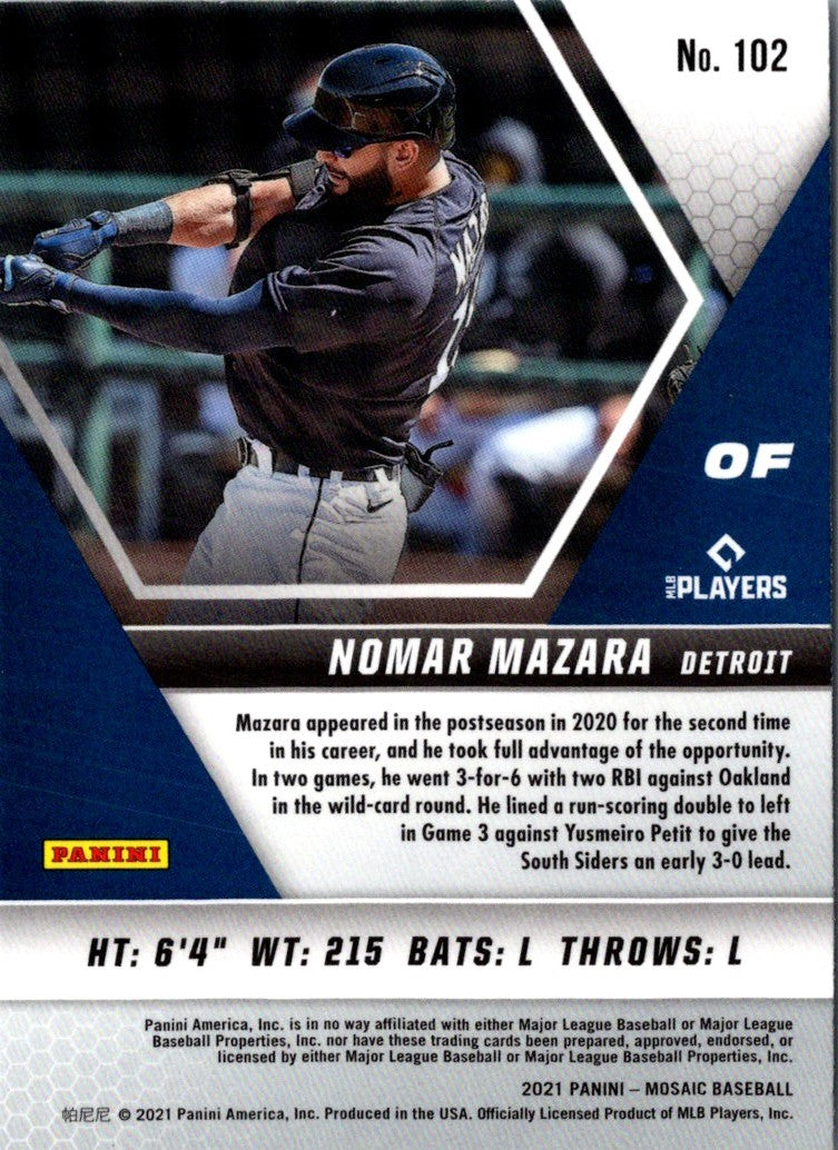 2021 Panini Mosaic Nomar Mazara