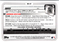 2020 Bowman Draft Chrome Adisyn Coffey #BD-87