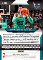 2020 Panini Prizm PJ Washington Jr. #105