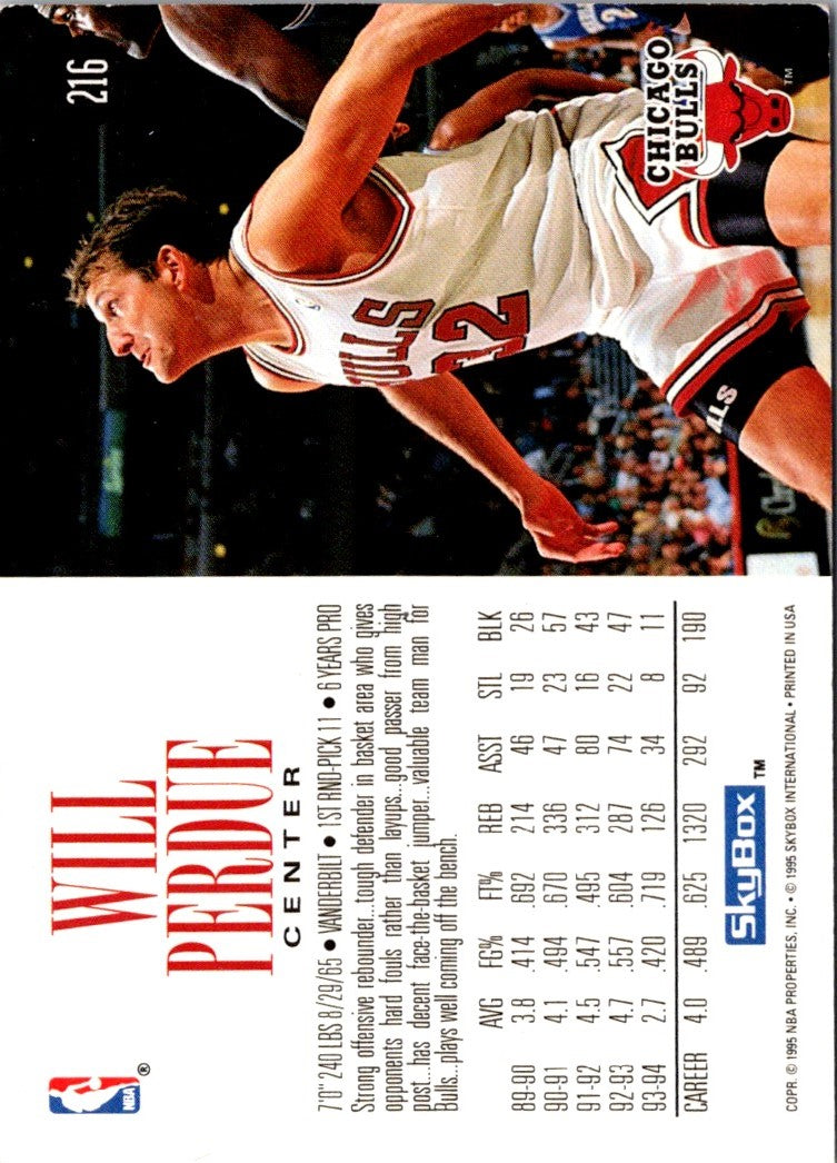 1994 SkyBox Will Perdue