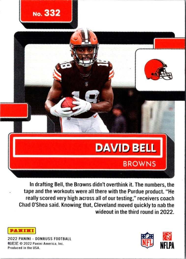 2022 Donruss Red Press Proof David Bell