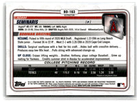 2020 Bowman Draft Chrome Adam Seminaris #BD-163