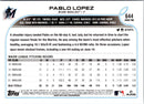 2022 Topps Pablo Lopez