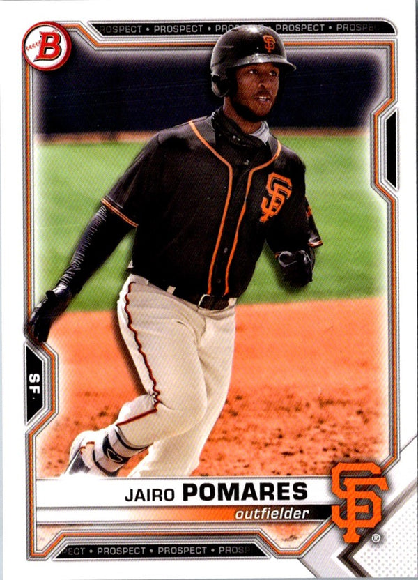 2021 Bowman Draft Jairo Pomares #BD-45