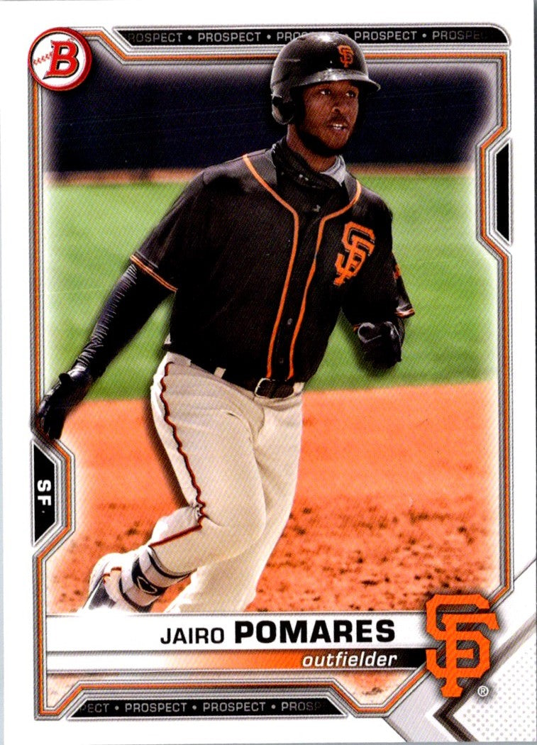 2021 Bowman Draft Jairo Pomares