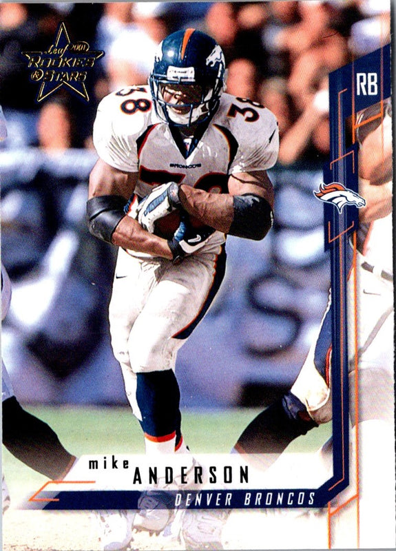 2001 Leaf Rookies & Stars Mike Anderson #65