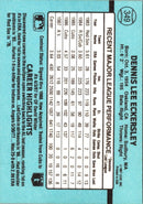 1988 Donruss Oakland Athletics Team Collection Dennis Eckersley