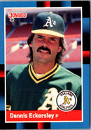 1988 Donruss Oakland Athletics Team Collection Dennis Eckersley