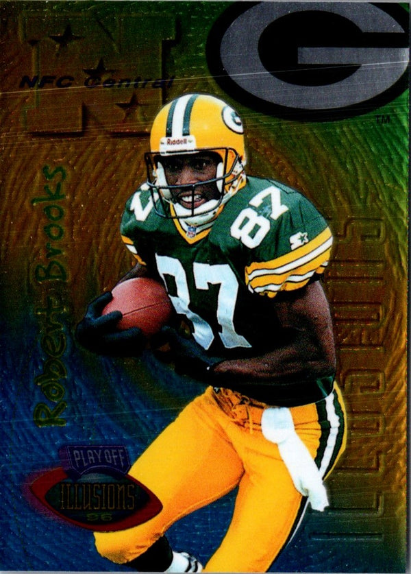 1996 Playoff Illusions Robert Brooks #12