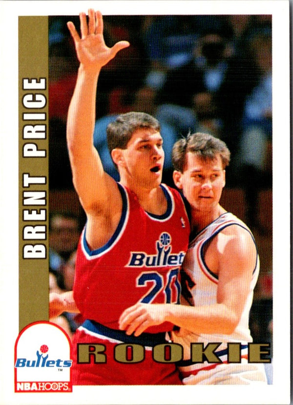 1992 Hoops Brent Price #480 Rookie