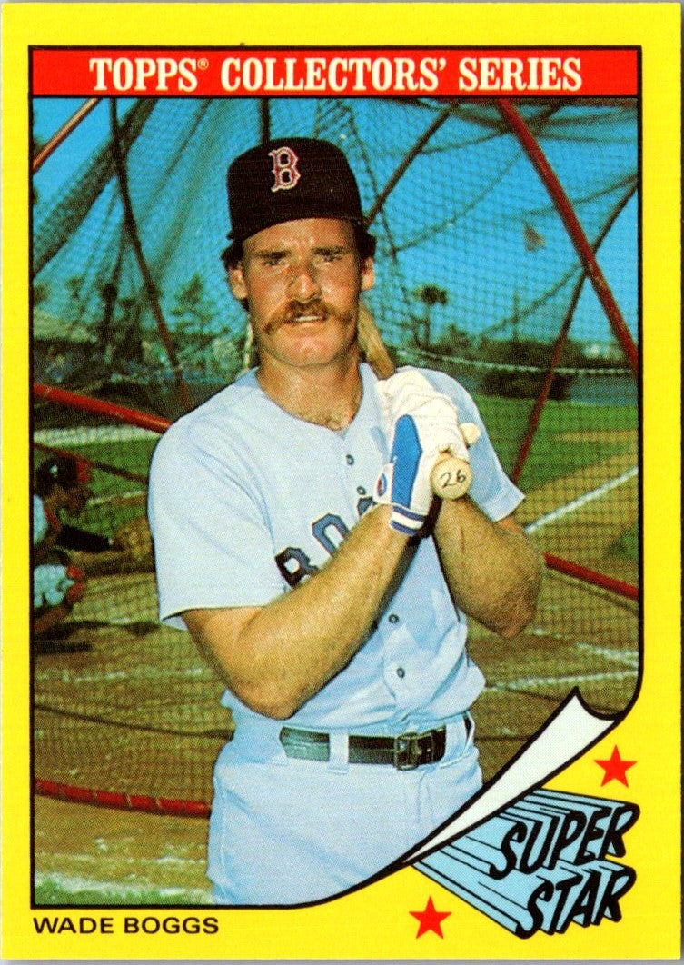 1986 Topps Baseball Champion Superstars Wade Boggs