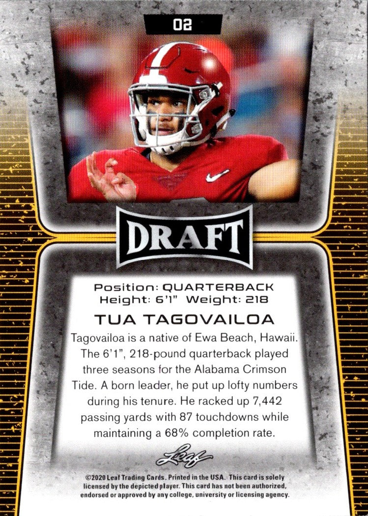 2020 Leaf Tua Tagovailoa
