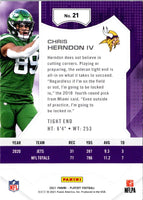 2021 Panini Playoff Chris Herndon IV #21