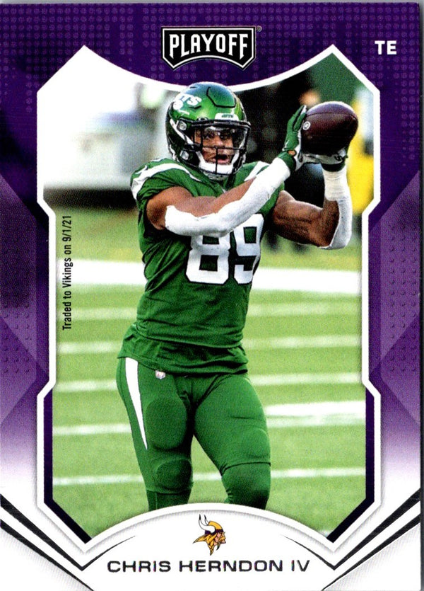 2021 Panini Playoff Chris Herndon IV #21