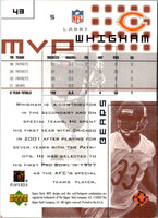 2002 Upper Deck MVP Larry Whigham #43
