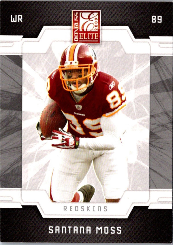 2009 Donruss Elite Santana Moss #99