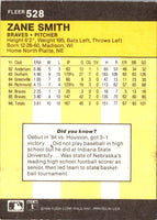 1986 Fleer Zane Smith #528