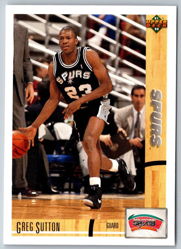 1991 Upper Deck Greg Sutton #428 Rookie