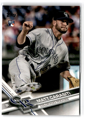 2017 Topps Matt Carasiti #318 Rookie