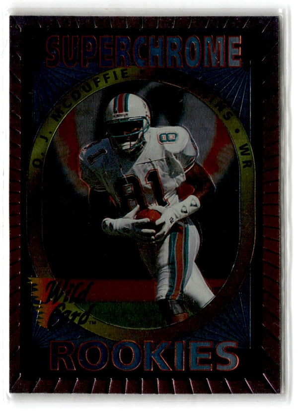 1993 Wild Card Superchrome Rookies O.J. McDuffie #21