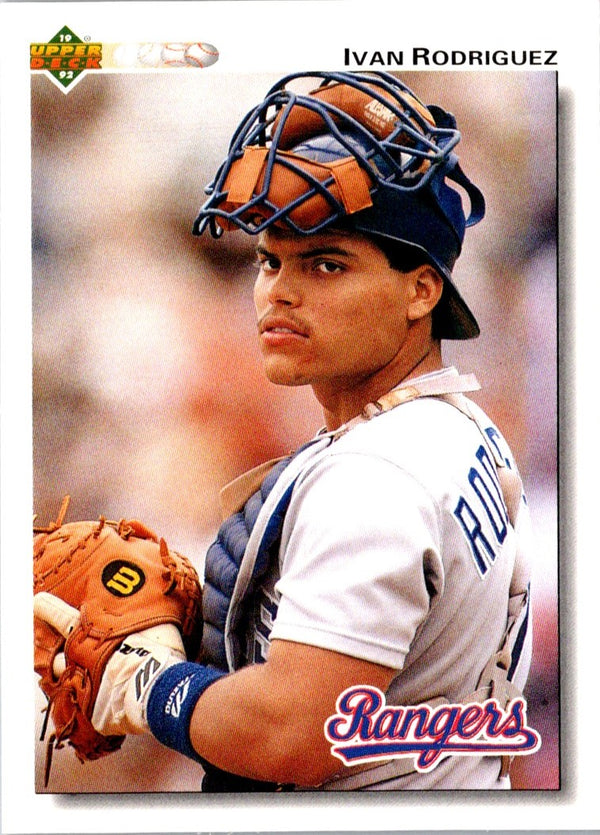 1992 Upper Deck Gold Hologram Ivan Rodriguez #245