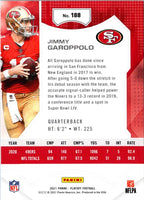 2021 Panini Playoff Red Zone Jimmy Garoppolo #188
