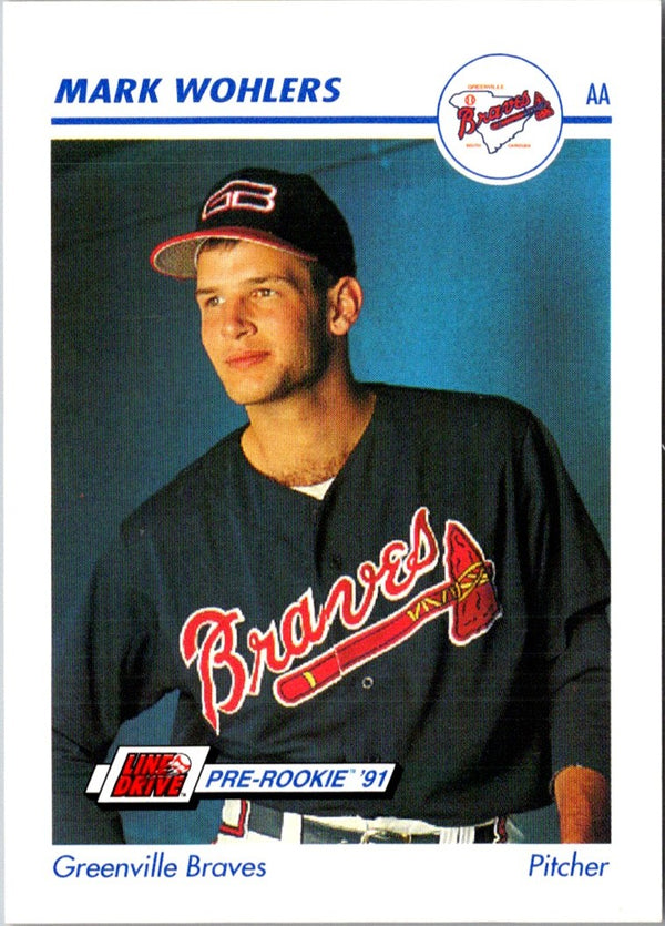 1991 Line Drive AA Mark Wohlers #223