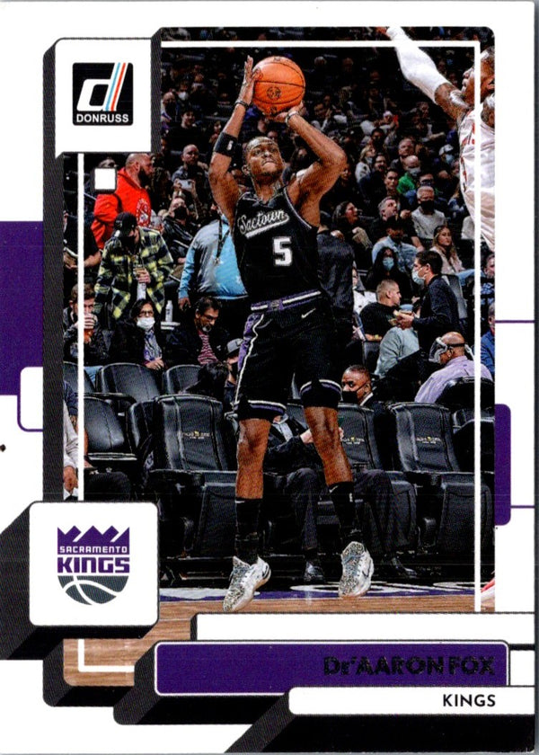 2022 Donruss De'Aaron Fox #138