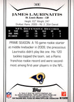 2010 Topps Prime James Laurinaitis #13