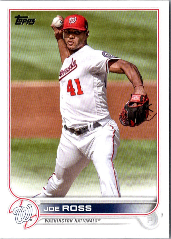 2022 Topps Now Road to Opening Day Washington Nationals Joe Ross #OD-297