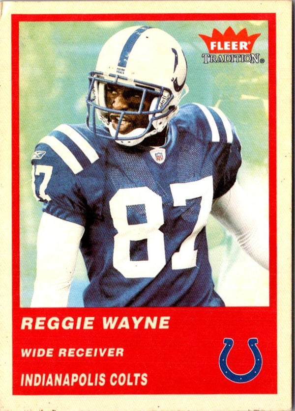 2004 Fleer Tradition Reggie Wayne #140