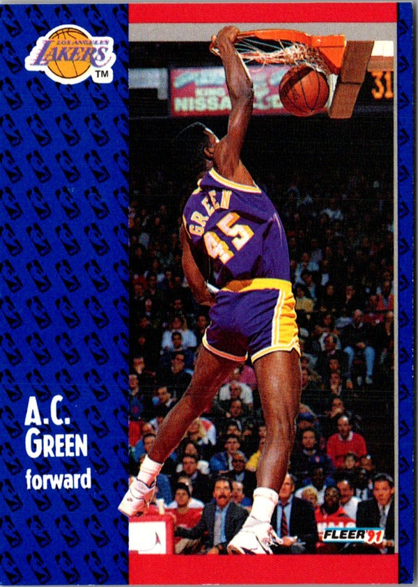 1991 Fleer A.C. Green #99