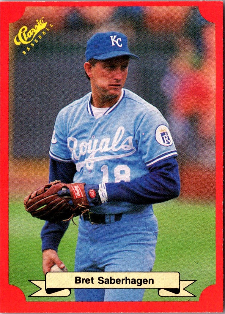 1988 Classic Red Bret Saberhagen