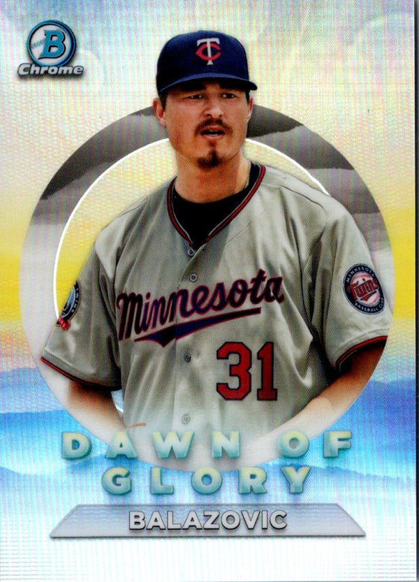 2020 Bowman Chrome Dawn of Glory Jordan Balazovic #DG-14