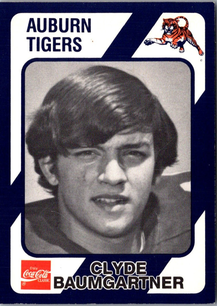 1989 Collegiate Collection Auburn Coke 580 Clyde Baumgartner