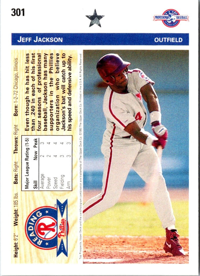 1992 Upper Deck Minors Jeff Jackson