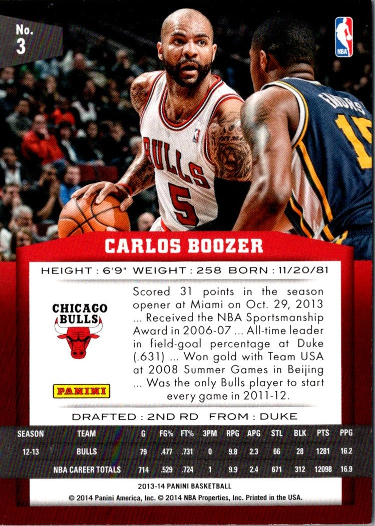 2014 Panini Carlos Boozer