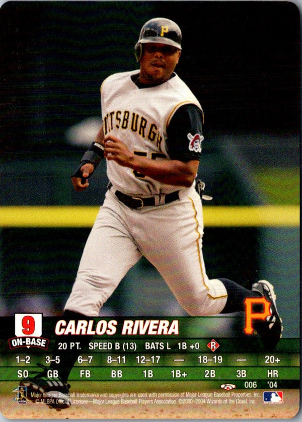 2004 MLB Showdown Trading Deadline Carlos Rivera #6