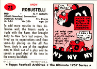 1994 Topps Archives Andy Robustelli #71