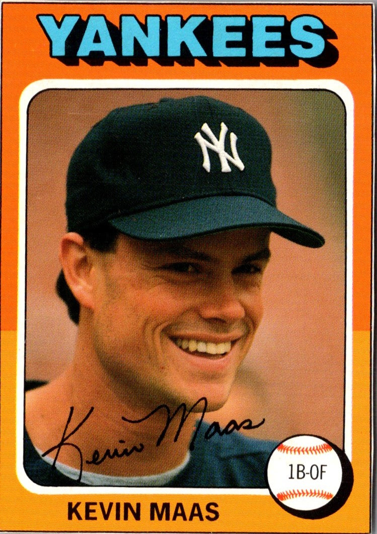 1991 Baseball Cards Presents Superstar and Rookie Special Repli-Cards Kevin Maas