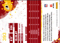 2010 Score Shay Hodge #393 Rookie