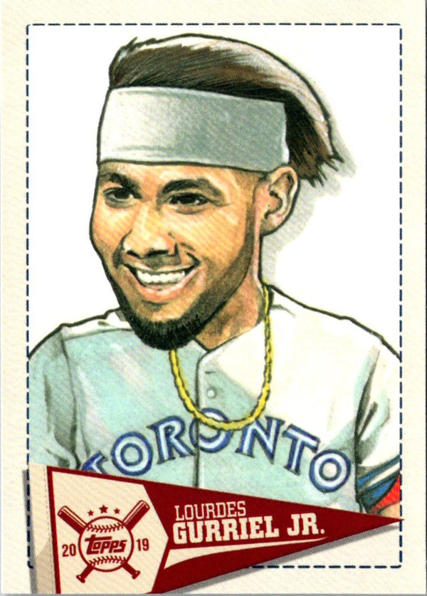 2019 Topps Big League Star Caricature Reproductions Lourdes Gurriel Jr. #SCR-LG