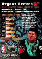 1995 Topps Draft Redemption Bryant Reeves #6
