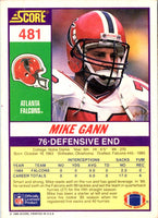 1990 Score Mike Gann #481